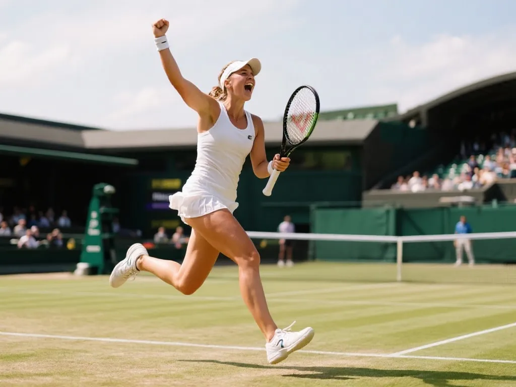 Jéssica Bouzas celebrate Wimbledon breakthrough